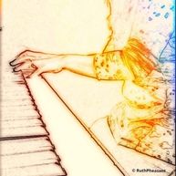 Sketch Effect Of The Piano Teacher