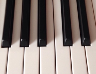 Piano Keyboard Used for Practice