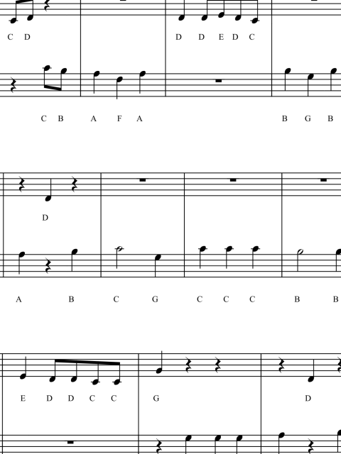 We Wish You a Merry Christmas Easy Piano Sheet Music PDF ...